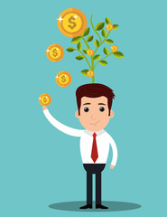 Obraz premium Executive officer or businessman