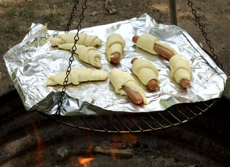 Pigs in a Blanket on the Grill