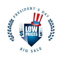 presidents day sale design 