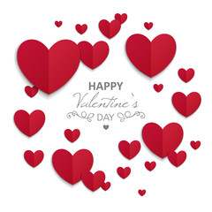 Vector Illustration of a Valentines Day Card