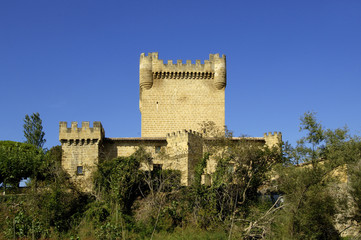 Fototapeta na wymiar Castle, Cuzcurrita de Rio Tirón, La Rioja, Spain
