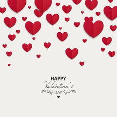 Vector Illustration of a Valentines Day Card