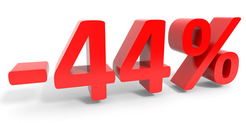 Discount 44 percent off sale.