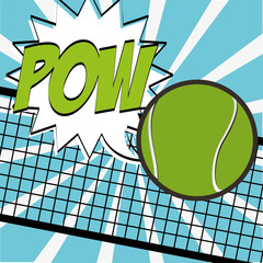 Obrazy na Plexi  tenisowy projekt sportowy