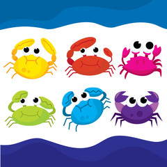 Technicolor Crabs