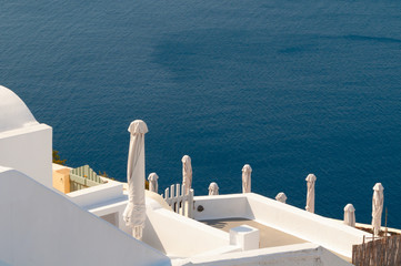 White Santorini Terraces