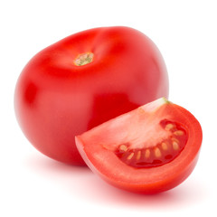 Tomato vegetable isolated on white background cutout © Natika
