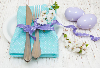 easter table setting