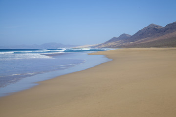 Fototapeta na wymiar Fuerteventura, Canary Islands, Cofete beach