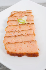 Vietnamese fried minced shrimps, Chao Tom