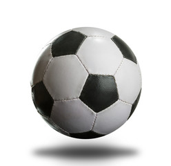 Fototapeta premium Football on white