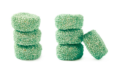 Gelatin based candy isolated