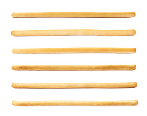 Single bread stick isolated