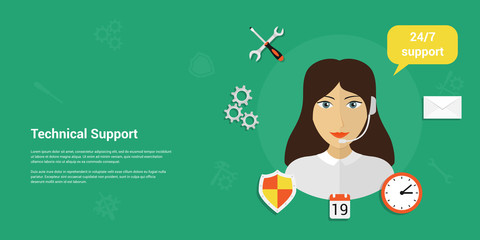 technical support banner