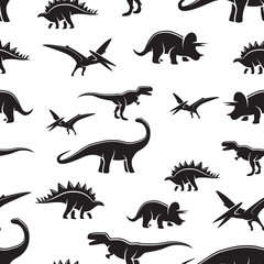 Dinosaur seamless pattern © ivan mogilevchik