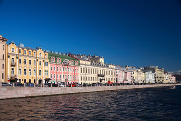 Fototapeta na wymiar St. Petersburg, Fontanka Embankment