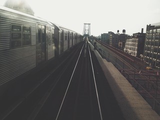 Subway city view