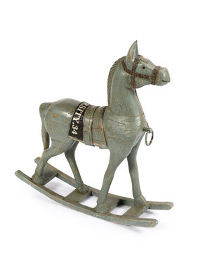Cavallo a dondolo in legno - Rocking Horse