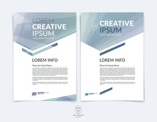 Naklejka na ściany i meble Business brochure, flyer and cover design layout template with l