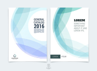 Set of abstract colorful layout brochure, magazine, flyer design