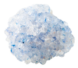 druse of blue Celestine (celestite) mineral stone