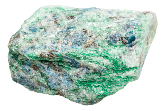 green Fuchsite (chrome mica) mineral stone