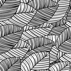 pattern of tropical leaves
