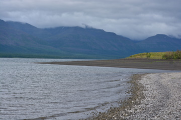 Beaches of the Norilsk lakes.