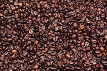 Coffee beans background