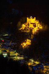Hohenschwangau castle in Bavaria, Germany