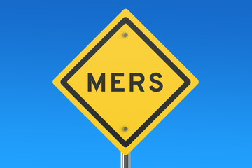 Naklejka premium Mers sign