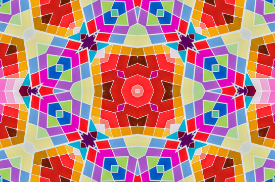 Kaleidoscope Color As Background