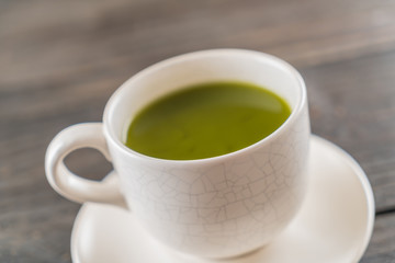hot matcha