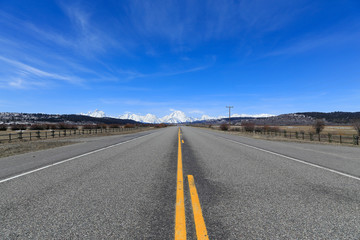 Road to Mount Moran