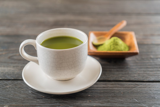 hot matcha