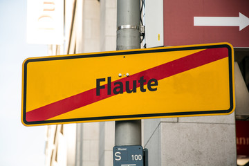 Schild 62 - Flaute