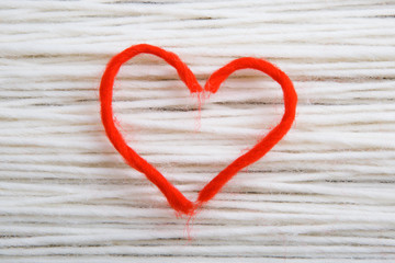Yarn heart