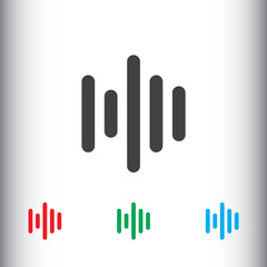 Fototapeta na wymiar Audio wave icon