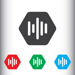 Audio wave icon