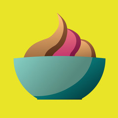 Ice cream vector illustration