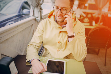 man with phone