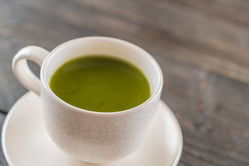 hot matcha