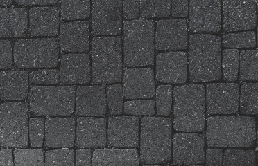 Obraz premium Outdoor grey concrete block floor background and texture