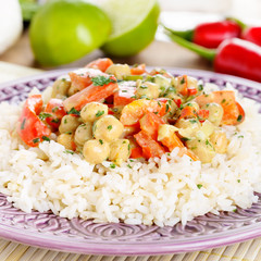 Kichererbsencurry - Curry with chick peas