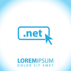 Domain NET icon. Top-level internet domain