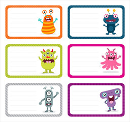 Cute Monster Card Sets