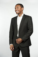 Formal Attire Black Male Laughing