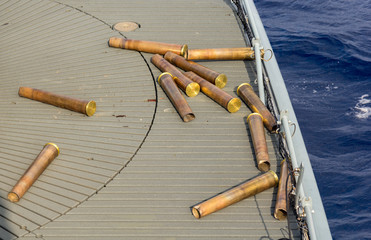 Patronenhülsen Marinegeschütz