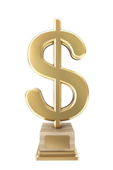 golden dollar sign 