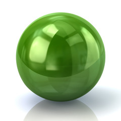 Illustration of green sphere
